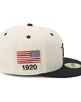 ニューエラ 59FIFTY SIDE PATCH 2-TONE UNDER VISOR HOUクローム