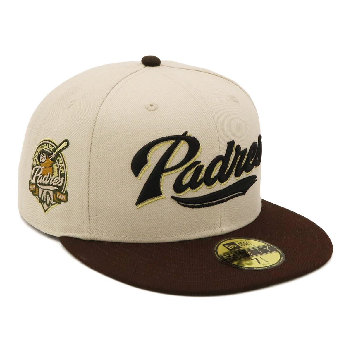 別注 ニューエラ キャップ 59FIFTY SIDE PATCH 2-TONE UNDER VISOR SDストーン/バーントウッド – ONSPOTZ