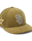 ニューエラ LP 59FIFTY CORDUROY SIDE PATCH SDカーキ