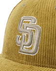 ニューエラ LP 59FIFTY CORDUROY SIDE PATCH SDカーキ