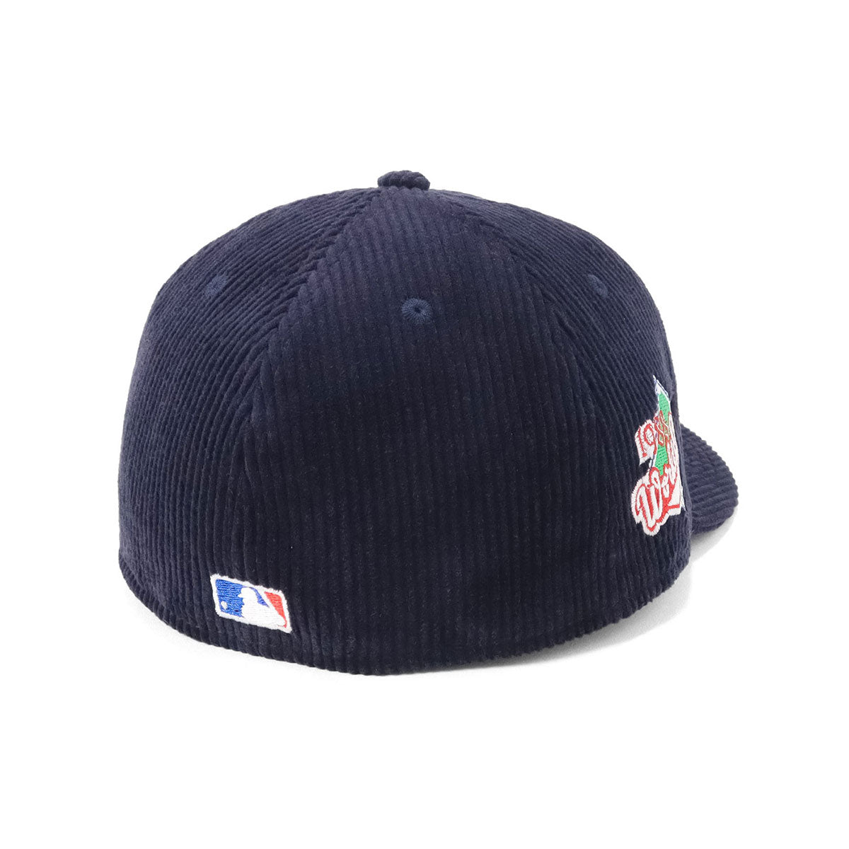 ニューエラ LP 59FIFTY CORDUROY SIDE PATCH LAネイビー