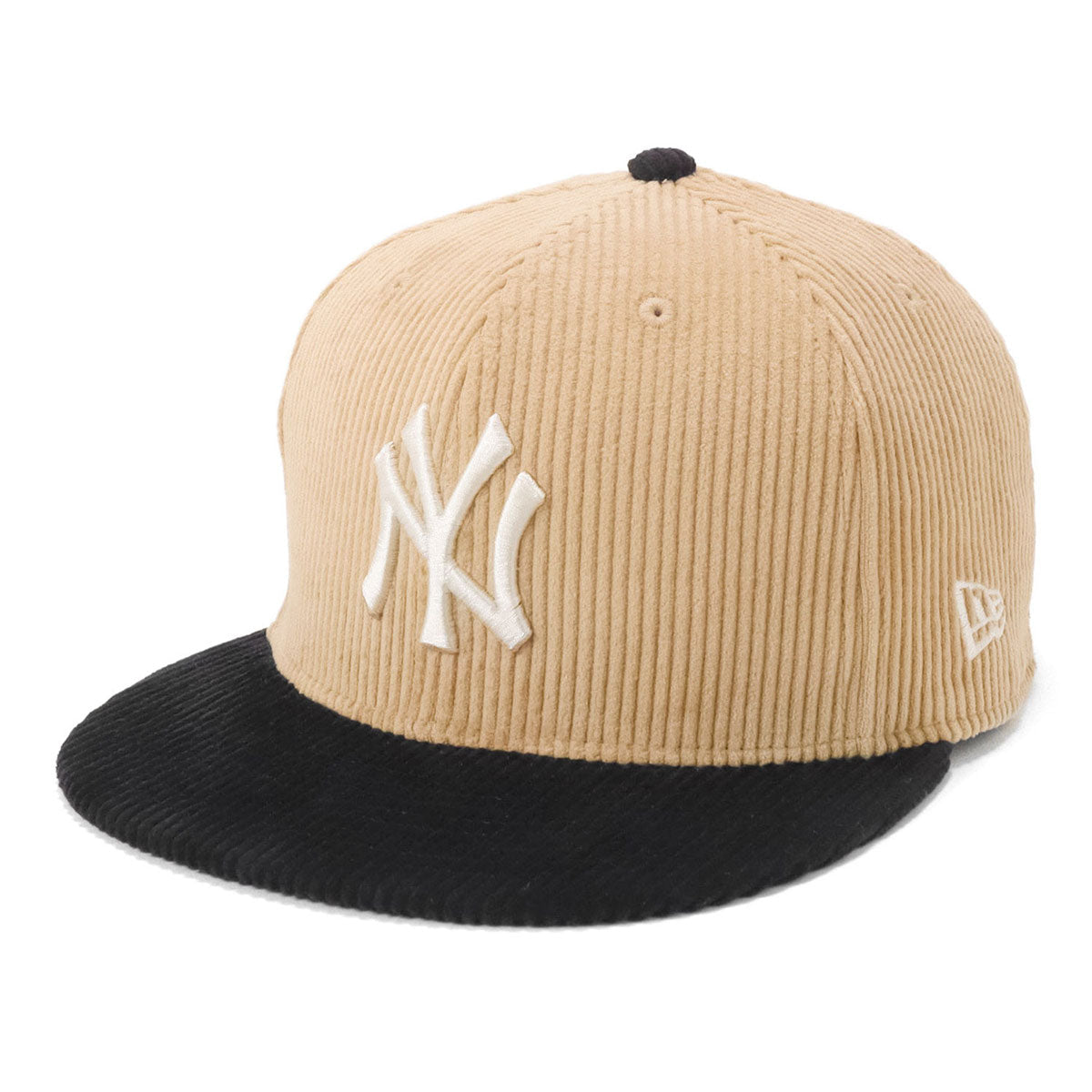 ニューエラ キャップ 59FIFTY CORDUROY 2-TONE NYベージュ/ブラック