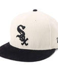 別注 ニューエラ 59FIFTY CORDUROY 2-TONE CWSアイボリー/ブラック