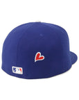ニューエラ 59FIFTY SHOHEI OHTANI SIGNATURE COLLECTION HEART UNDER VISOR LAダークロイヤル