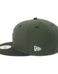 ニューエラ 59FIFTY SIDE PATCH 2-TONE UNDER VISOR LAダークシーウィード
