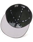ニューエラ 59FIFTY SIDE PATCH 2-TONE UNDER VISOR LAダークシーウィード