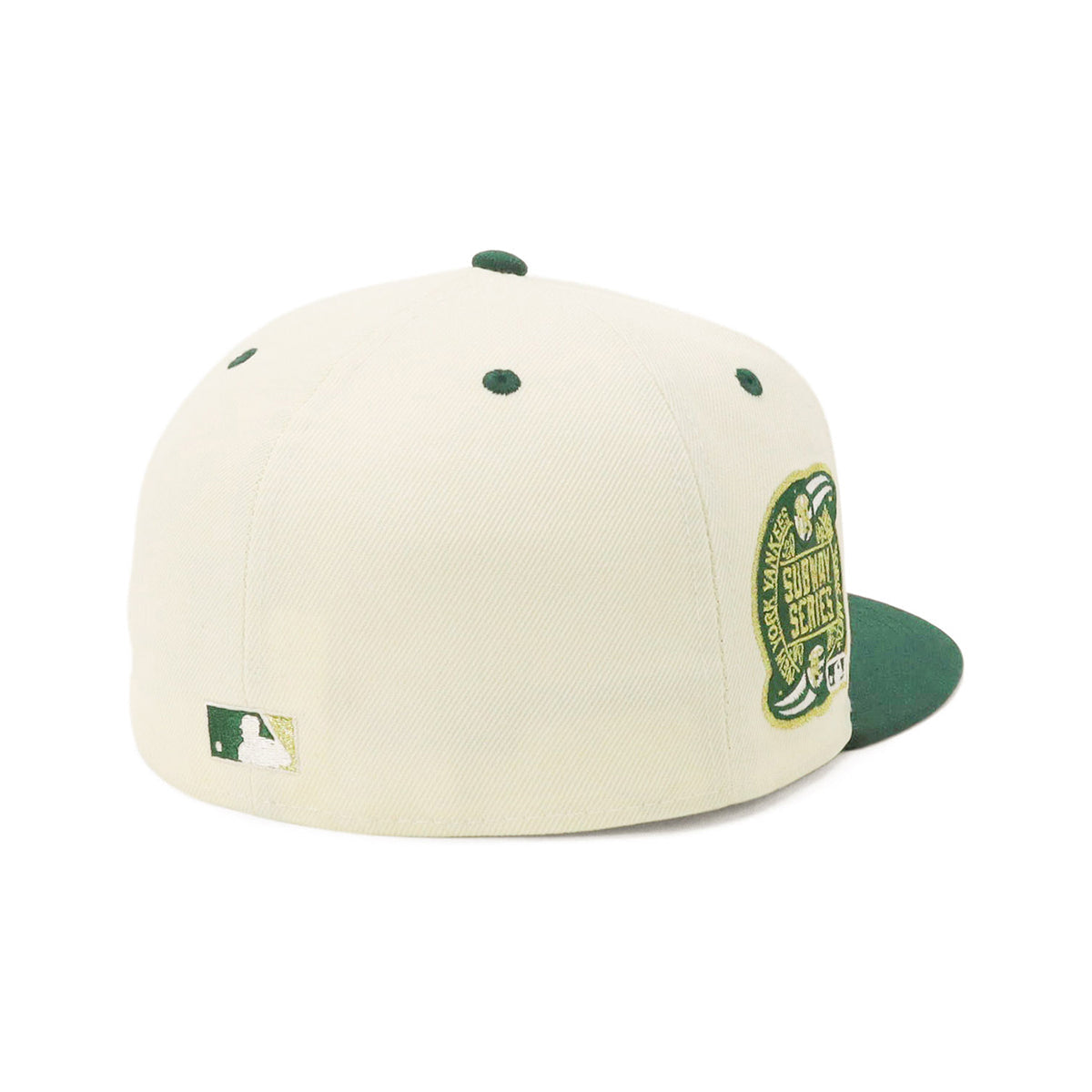ニューエラ 59FIFTY SIDE PATCH 2-TONE NYクローム/Dグリーン