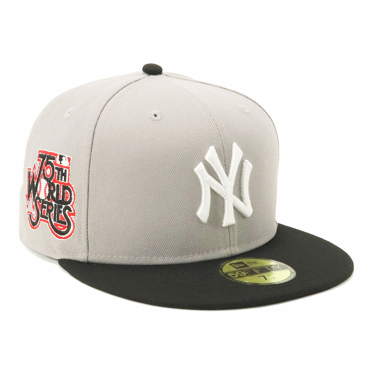 ニューエラ キャップ 59FIFTY SIDE PATCH 2-TONE NYグレー