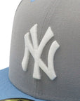 ニューエラ 59FIFTY 2-TONE NYグレー/スカイブルー