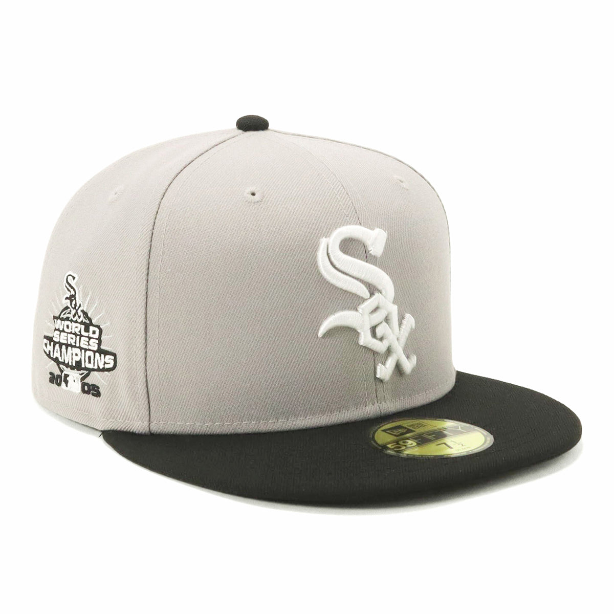 ニューエラ 59FIFTY SIDE PATCH 2-TONE CWSグレー/ブラック