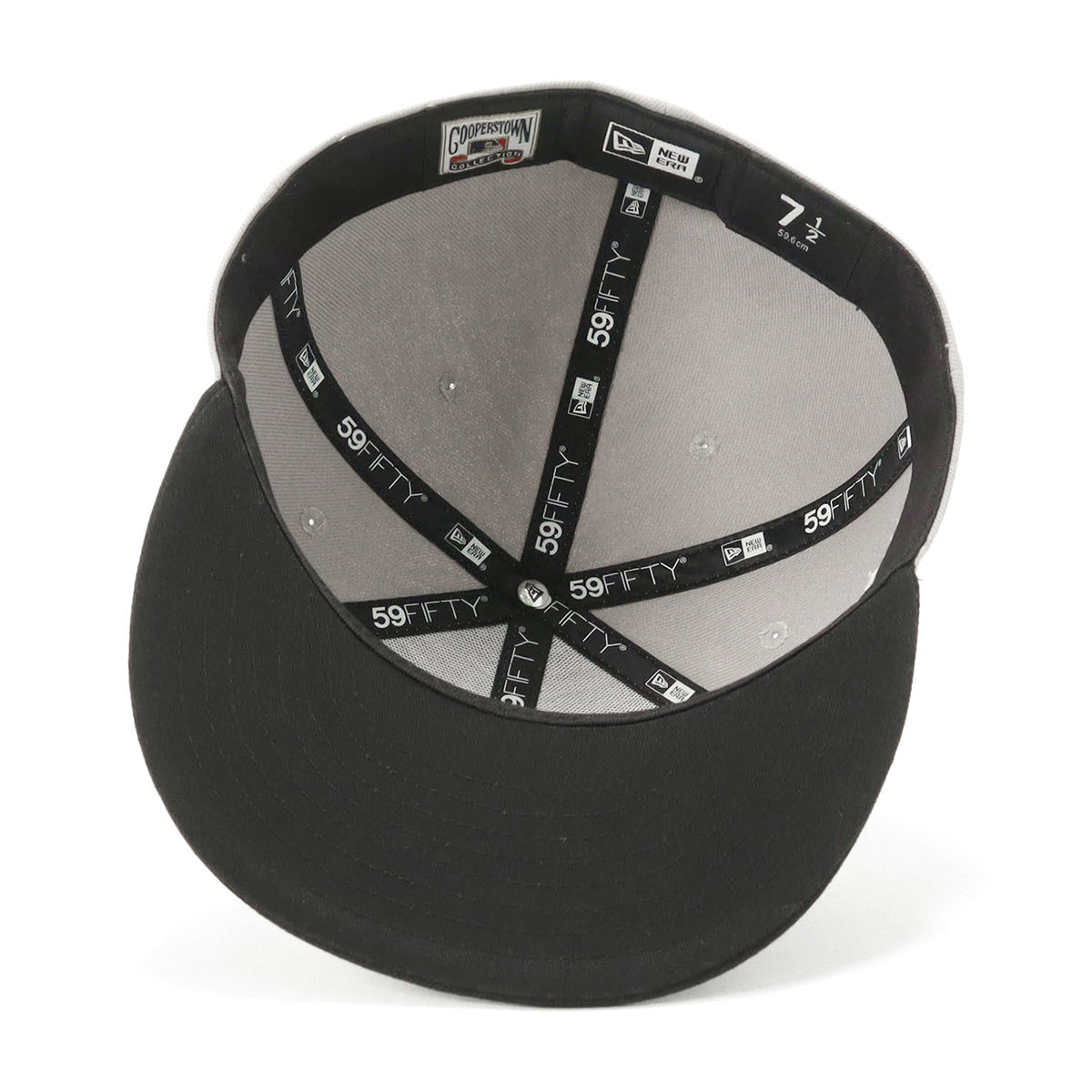ニューエラ 59FIFTY SIDE PATCH 2-TONE CWSグレー/ブラック