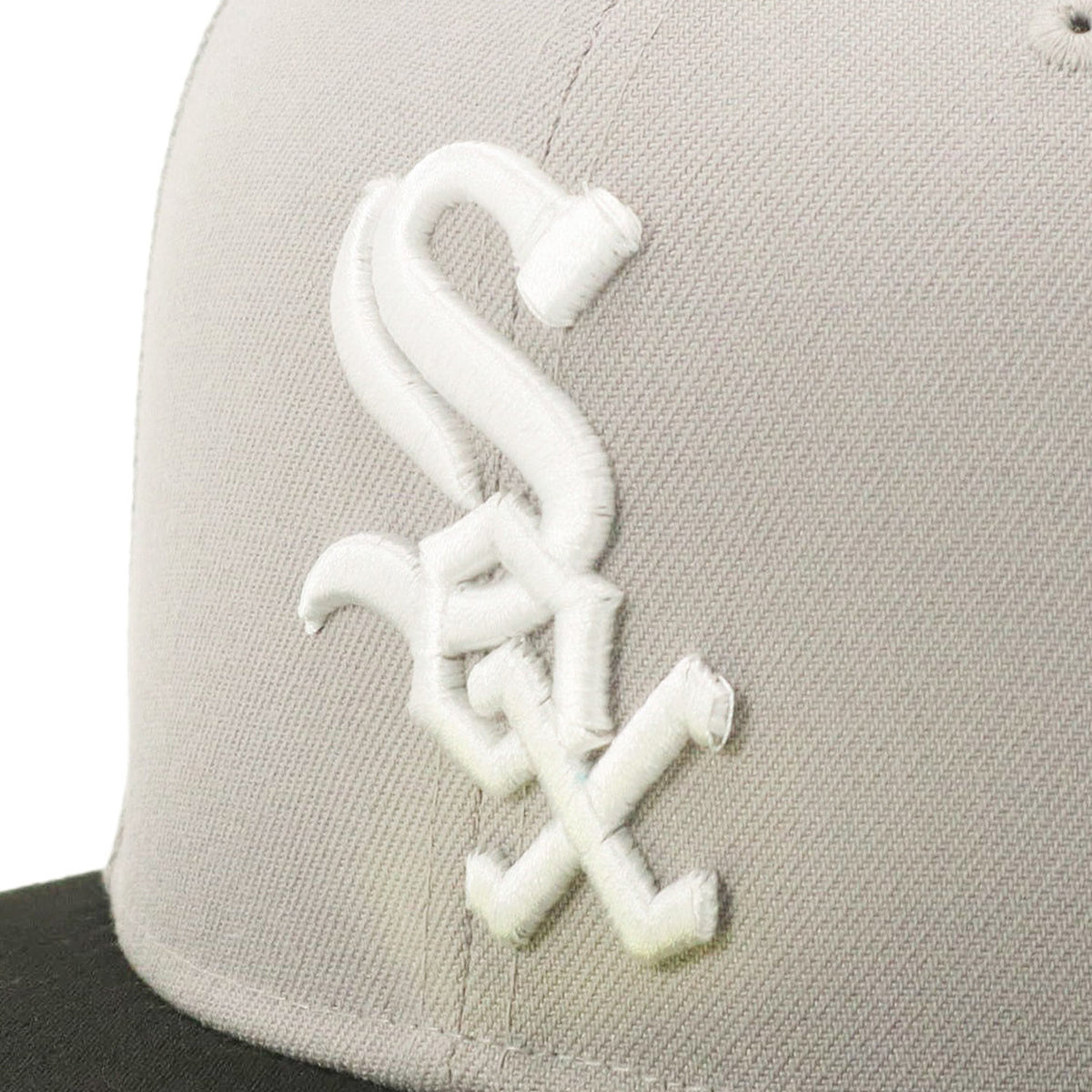 ニューエラ 59FIFTY SIDE PATCH 2-TONE CWSグレー/ブラック