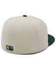 ニューエラ 59FIFTY 2-TONE OAKストーン/Dグリーン