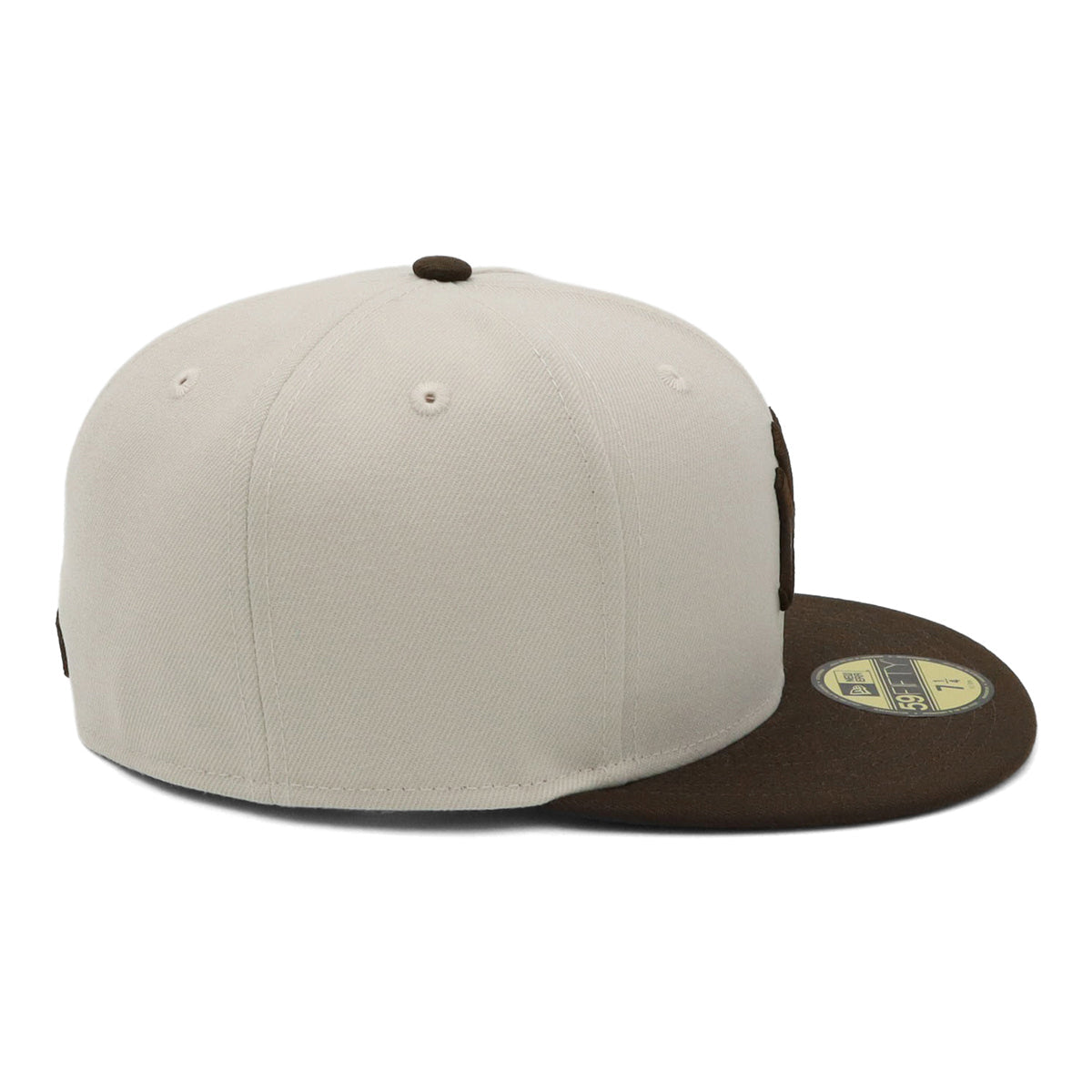 ニューエラ 59FIFTY 2-TONE NYストーン/ウォルナット