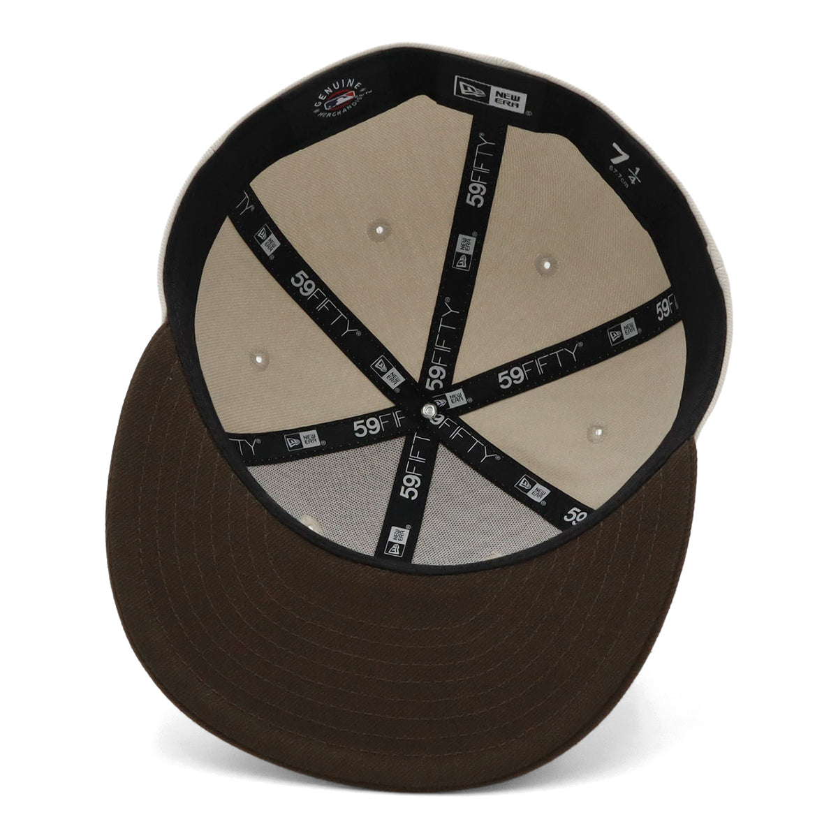 ニューエラ 59FIFTY 2-TONE NYストーン/ウォルナット