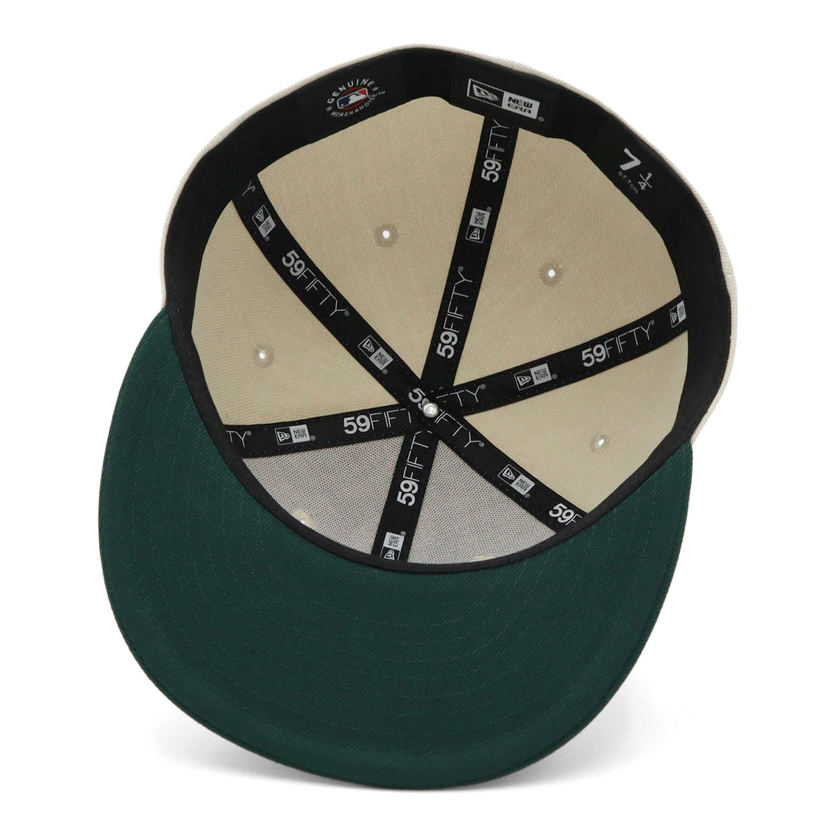 ニューエラ 59FIFTY 2-TONE NYストーン/ダークグリーン