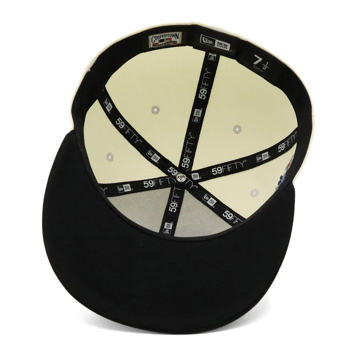 ニューエラ 59FIFTY SIDE PATCH 2-TONE LAクローム/ブラック