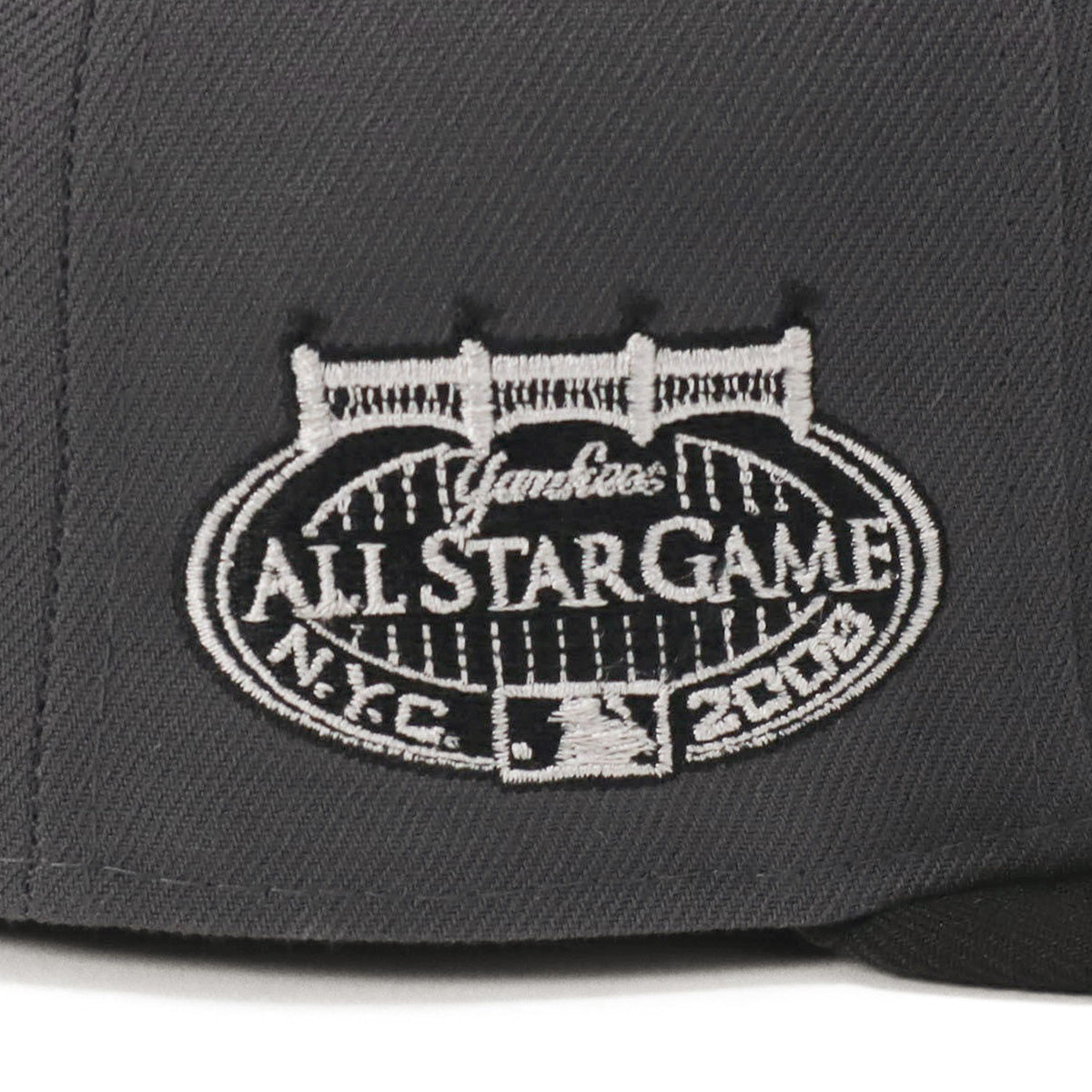 ニューエラ 59FIFTY SIDE PATCH 2-TONE NYダークグラファイト