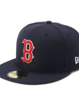 ニューエラ 59FIFTY UNDER VISOR BOSネイビー