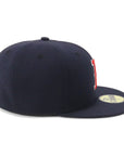 ニューエラ 59FIFTY UNDER VISOR BOSネイビー