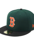 ニューエラ 59FIFTY 2-TONE UNDER VISOR BOSダークグリーン