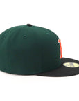 ニューエラ 59FIFTY 2-TONE UNDER VISOR BOSダークグリーン