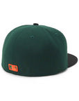 ニューエラ 59FIFTY 2-TONE UNDER VISOR BOSダークグリーン