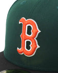 ニューエラ 59FIFTY 2-TONE UNDER VISOR BOSダークグリーン