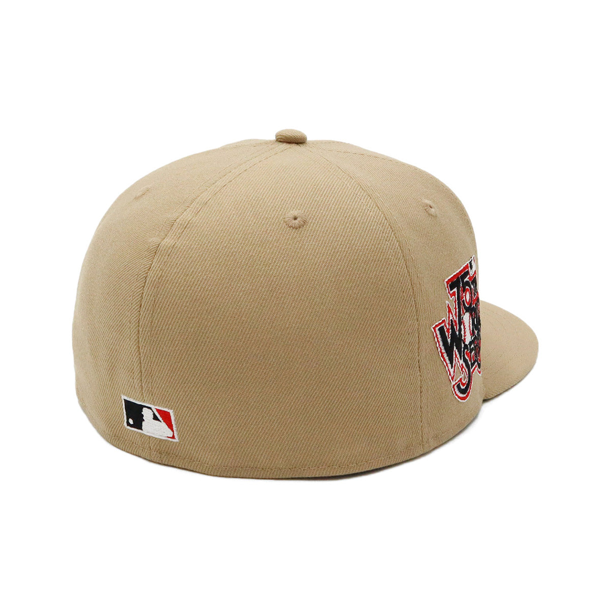 ニューエラ 59FIFTY SIDE PATCH UNDER VISOR NYキャメル