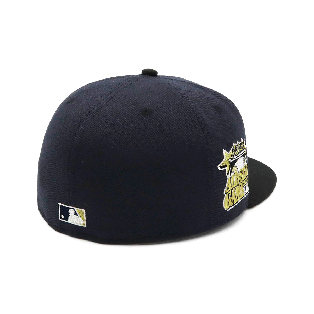 ニューエラ 59FIFTY SIDE PATCH 2-TONE UNDER VISOR ATLネイビー/ブラック