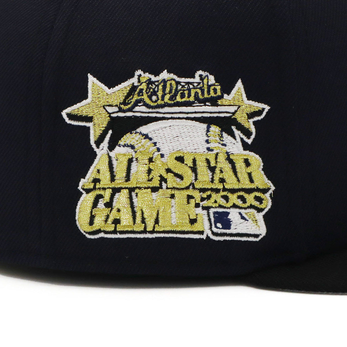 ニューエラ 59FIFTY SIDE PATCH 2-TONE UNDER VISOR ATLネイビー/ブラック