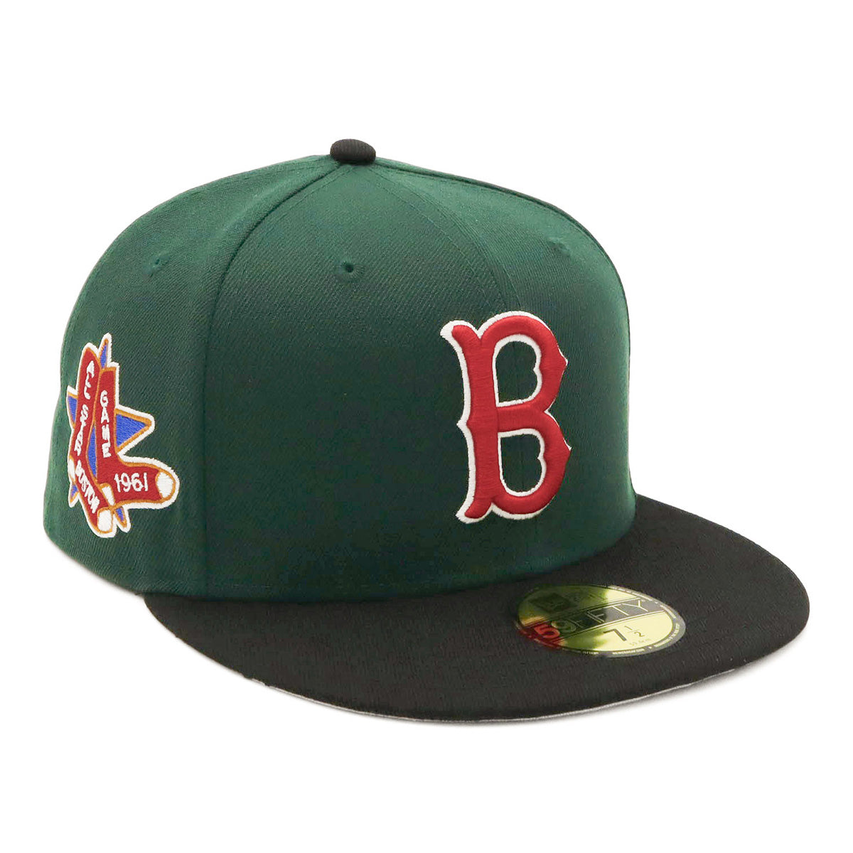 auberge ダークグレー ダイヤモンドパターン キャップ ニューエラ キャップ 59FIFTY SIDE PATCH 2-TONE UNDER VISOR