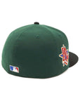 ニューエラ 59FIFTY SIDE PATCH 2-TONE UNDER VISOR BOSダークグリーン