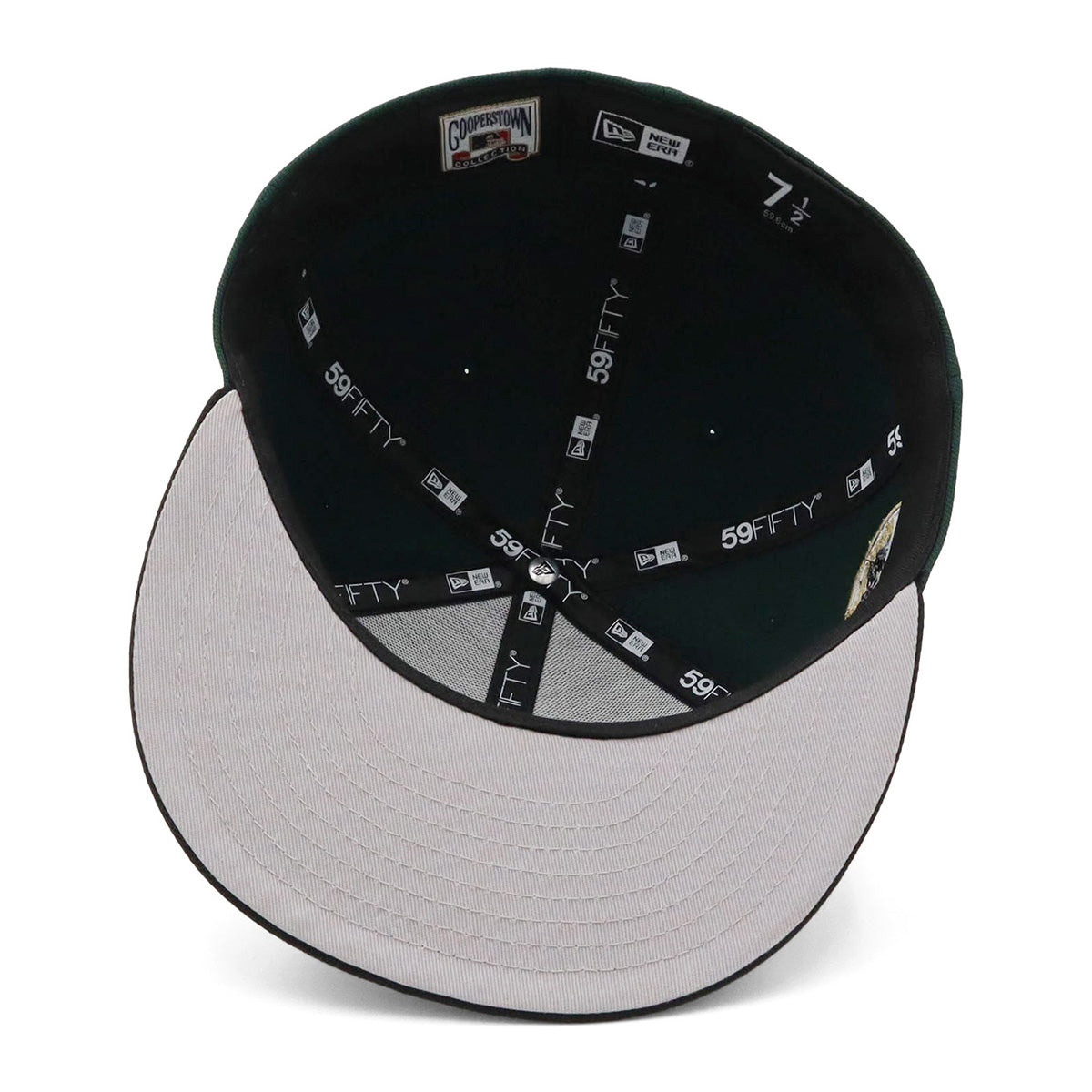 ニューエラ 59FIFTY SIDE PATCH 2-TONE UNDER VISOR SDダークグリーン