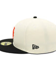 ニューエラ 59FIFTY SIDE PATCH 2-TONE NYMクローム/ブラック