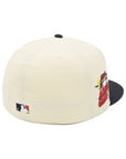ニューエラ 59FIFTY SIDE PATCH 2-TONE ATLクローム/ネイビー
