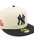 ニューエラ 59FIFTY SIDE PATCH 2-TONE NYクローム/ネイビー