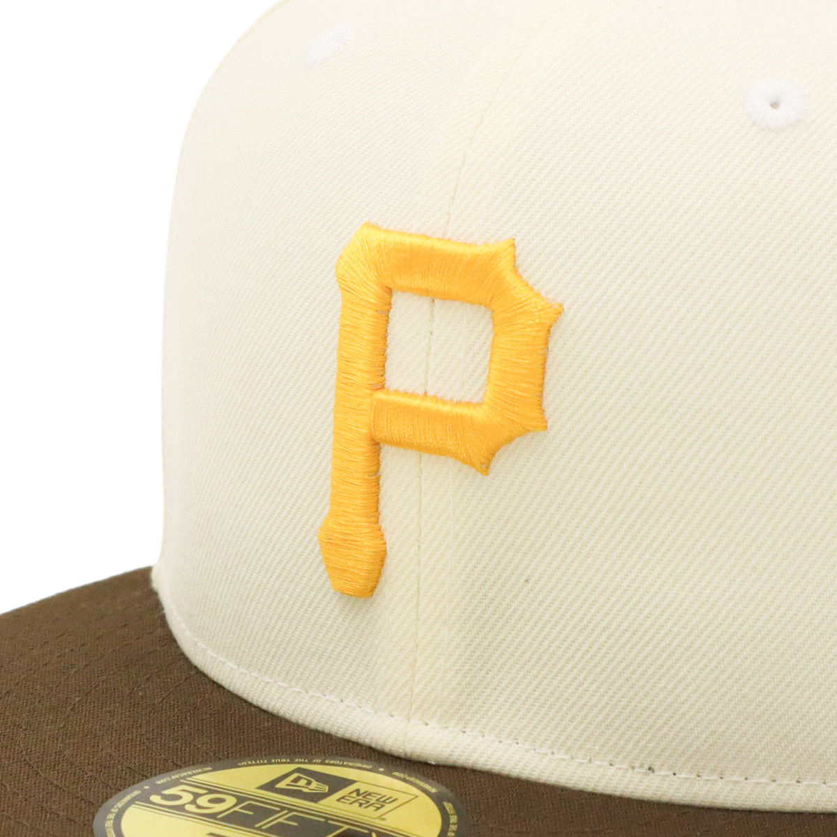 ニューエラ 59FIFTY SIDE PATCH 2-TONE PITクローム/ウォルナット