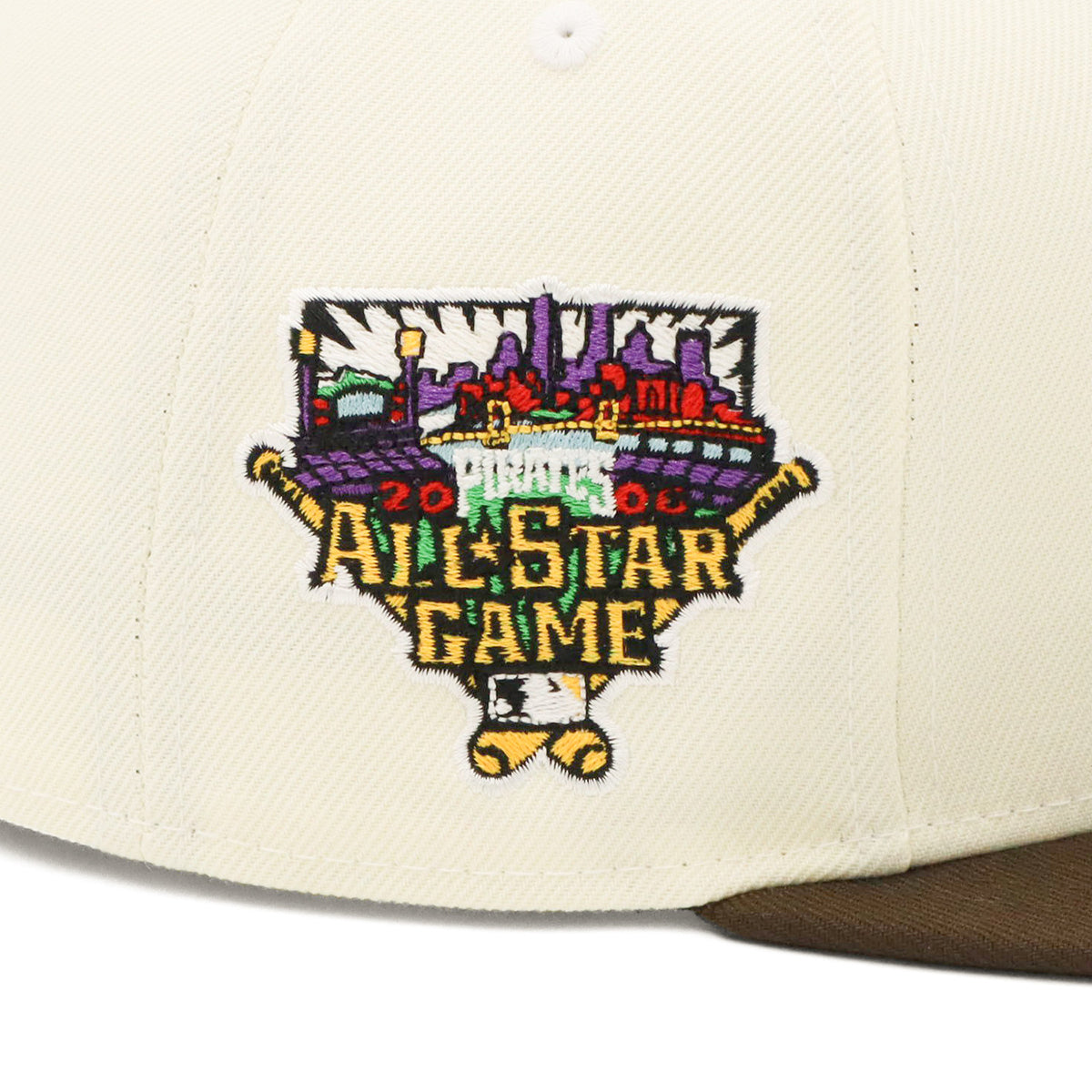 ニューエラ 59FIFTY SIDE PATCH 2-TONE PITクローム/ウォルナット