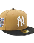 ニューエラ 59FIFTY SIDE PATCH 2-TONE UNDER VISOR NYウィート/ブラック