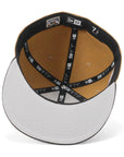 ニューエラ 59FIFTY SIDE PATCH 2-TONE UNDER VISOR NYウィート/ブラック