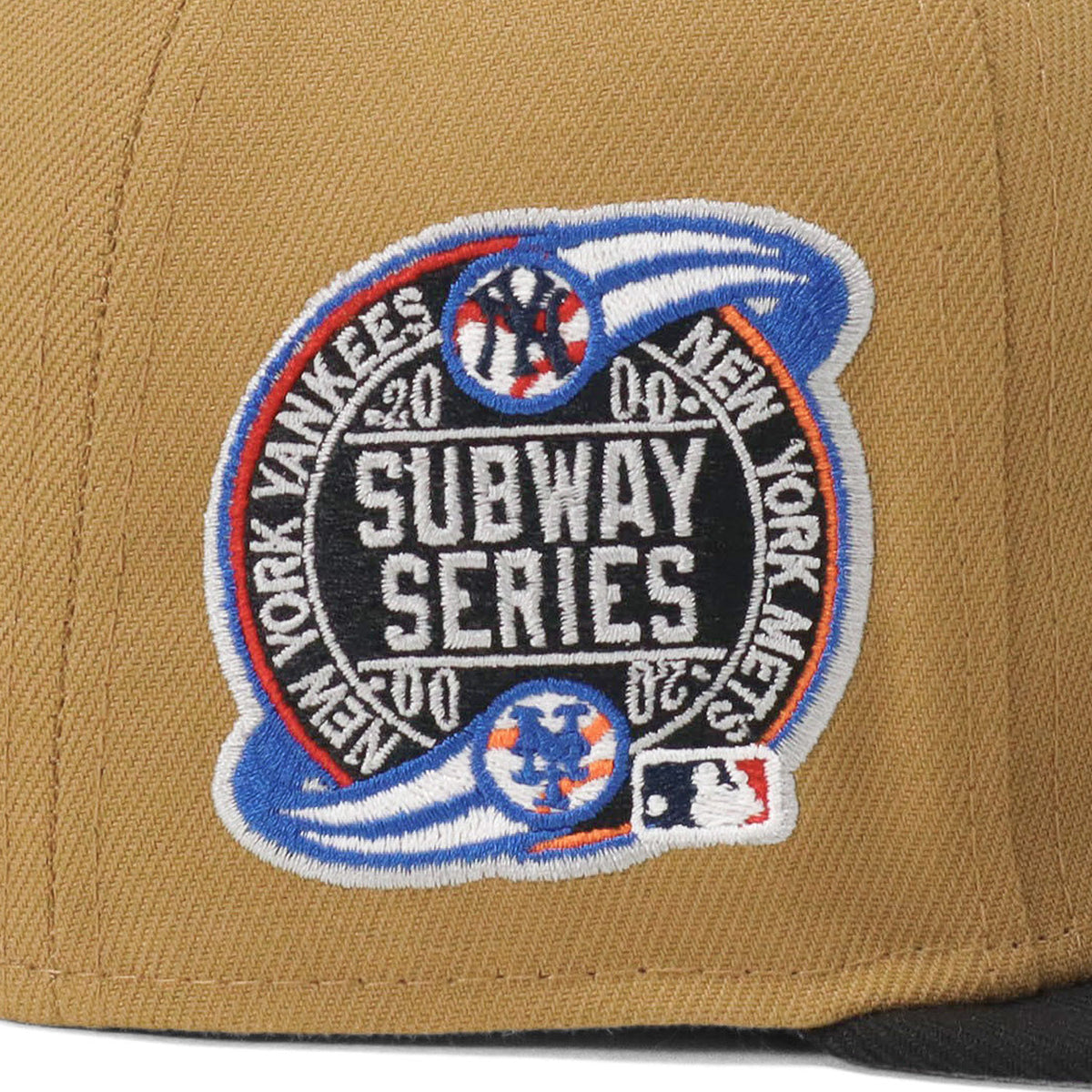 ニューエラ 59FIFTY SIDE PATCH 2-TONE UNDER VISOR NYウィート/ブラック