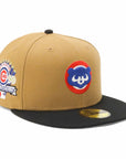ニューエラ 59FIFTY SIDE PATCH 2-TONE UNDER VISOR CUBウィート/ブラック
