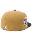 ニューエラ 59FIFTY SIDE PATCH 2-TONE UNDER VISOR CUBウィート/ブラック