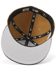 ニューエラ 59FIFTY SIDE PATCH 2-TONE UNDER VISOR CUBウィート/ブラック