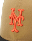ニューエラ 59FIFTY SIDE PATCH 2-TONE UNDER VISOR NYMウィート/ブラック