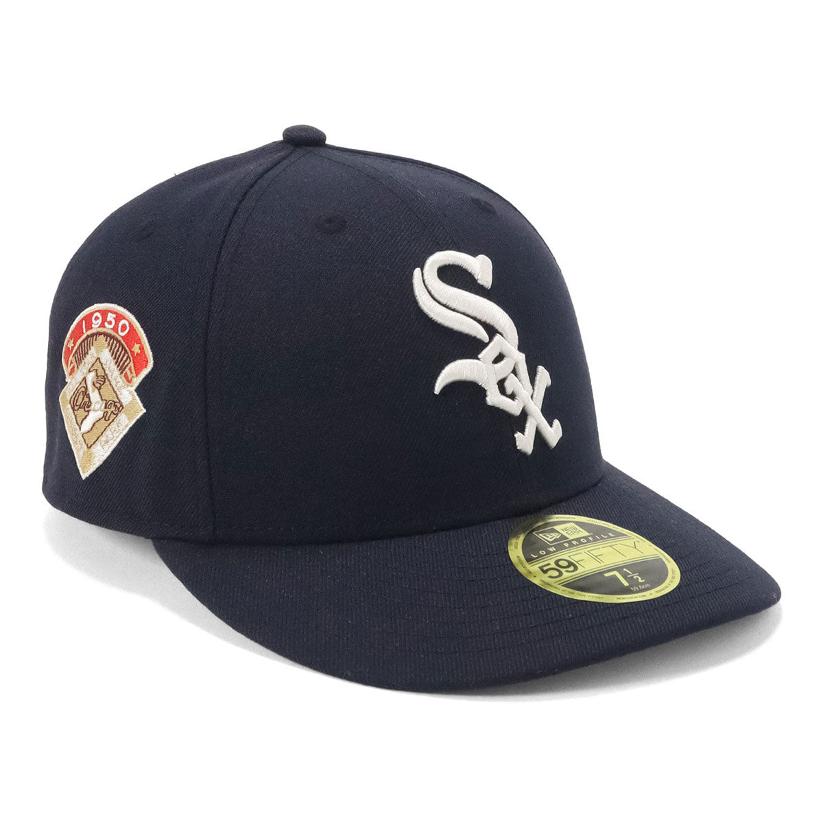 ニューエラ キャップ LP 59FIFTY Side Patch UNDER visor CWSネイビー 7-1/2(約59.6cm)