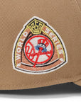 ニューエラ LP 59FIFTY SIDE PATCH UNDER VISOR NYカーキ