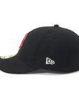 ニューエラ LP 59FIFTY SIDE PATCH UNDER VISOR BOSブラック