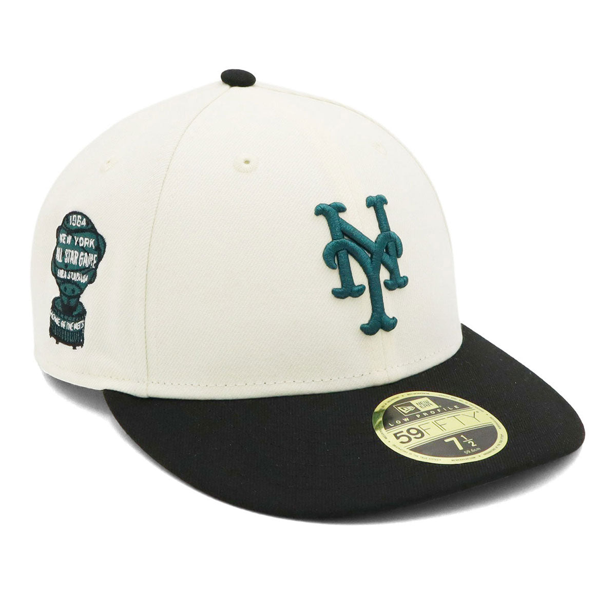 ニューエラ キャップ LP 59FIFTY SIDE PATCH 2-TONE NYMクローム